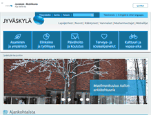 Tablet Screenshot of jyvaskyla.fi